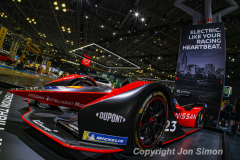 After a 2 year hiatus NY Governor Kathy Hochul welcomes the International Auto Show back to the New York Javits Center 4/13/2022.  The Governor announced electric vehicle programs are coming to New York, and encouraged people to try the EV test track.   EVolve EV fast chargers are planned for LaGuardia Airport.  The show has a variety of production and prototype vehicles, gas and electric.  Photos by Jon Simon