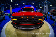 After a 2 year hiatus NY Governor Kathy Hochul welcomes the International Auto Show back to the New York Javits Center 4/13/2022.  The Governor announced electric vehicle programs are coming to New York, and encouraged people to try the EV test track.   EVolve EV fast chargers are planned for LaGuardia Airport.  The show has a variety of production and prototype vehicles, gas and electric.  Photos by Jon Simon