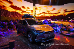 After a 2 year hiatus NY Governor Kathy Hochul welcomes the International Auto Show back to the New York Javits Center 4/13/2022.  The Governor announced electric vehicle programs are coming to New York, and encouraged people to try the EV test track.   EVolve EV fast chargers are planned for LaGuardia Airport.  The show has a variety of production and prototype vehicles, gas and electric.  Photos by Jon Simon