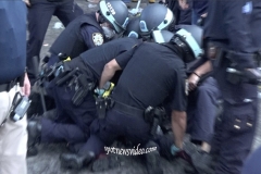 May 29th Barclay’s protesters clash with NYPD Tear Gas was used