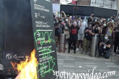 May 29th Barclay’s protesters clash with NYPD Tear Gas was used