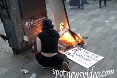 May 29th Barclay’s protesters clash with NYPD Tear Gas was used