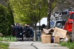 April 18, 2021
Barricaded EDP
214 Market Street
Staten Island, NY
For Credit:  Mary DiBiase Blaich

Police were called to 214 Market Street in West Brighton, Staten Island shortly after 10:30 am this morning for a barricaded EDP.  The 120 Sgt requested ESU-T5, ESU-5, HNT and TARU.  The individual was placed in custody shortly after 11 AM, and removed by ambulance to Richmond University Medical Center.