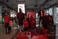 The Batmobile, from the new Warner Bros. Pictures film The Batman was at PUMA NYC Flagship store on 5th Avenue on March 2, 2022. To celebrate the launch of the PUMA x Batman limited edition collection.