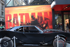 The Batmobile, from the new Warner Bros. Pictures film The Batman was at PUMA NYC Flagship store on 5th Avenue on March 2, 2022. To celebrate the launch of the PUMA x Batman limited edition collection.