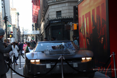 The Batmobile, from the new Warner Bros. Pictures film The Batman was at PUMA NYC Flagship store on 5th Avenue on March 2, 2022. To celebrate the launch of the PUMA x Batman limited edition collection.