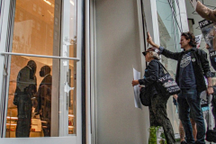 Protesters come together to rally against fur production and fur trade as well as animal rights on 59th street in Midtown Manhattan. Starting from Pulitzer fountain and marching to Central Park where horse carriages are stationed, they continued to several selected stores such as Dior and Celine and more to protest their sales on furs. 
As a global movement other cities in the US and UK marched on what is considered International Anti-Fur March day. 
(C) Bianca Otero
