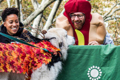 The 23rd Great PUPkin contest took place again after a year hiatus due to COVID. The biggest dog costume contest Fort Greene with over 80 contestants and hundreds of onlookers. While all were impressive, the winner this year was Howie and his Hot Dog Stand taking first place. (C) Bianca Otero