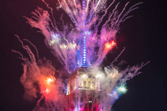 The 2021 Macy's Fireworks Over the Empire State Building on 04 July 2021