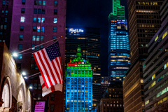 2021 Holiday Lighting adorns the Manhattan mid-town streets.