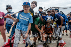 The young people of the Variety Boys & Girls Club enjoy the Jr. Home Run Derby at Elmjack Baseball fields in Queens, NY, on June 13, 2021. (Photo by Gabriele Holtermann for Queens Courier)
