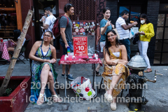 Even the psychics put up shop at the Feast of San Gennaro in Little Italy in New York, NY, on Sept. 18, 2021. (Photo by Gabriele Holtermann for amNY)