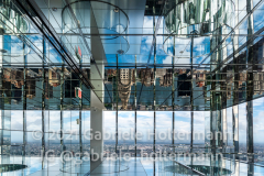 SUMMIT One Vanderbilt offers New York City's newest, most thrilling cultural experience in Midtown Manhattan, as seen here on Sept. 22, 2021.  Artist Kenzo Digital has taken the 1000 foot high canvas of SUMMIT and created one of the largest, most mind-bending art experiences in the world—called Air. (Photo by Gabriele Holtermann/Sipa USA)