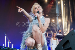 Carly Rae Jepsen performs at the Governors Ball music festival 2021 at Citi Field in  New York City on Sept. 26,  2021. (Photo by Gabriele Holtermann/Sipa USA)