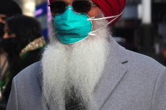 New York,  Punjab Indian Farmer protest held in Times Square. New York Punjab's are  holding a protestnin solidarity with farmers of Punjab,Haryana and other states 
, they are in opposition of three agricultural bills passed by the Indian government.