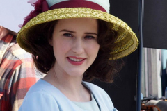 NEW YORK   The Cast of The Marvelous Mrs. Maisel films season 4 in Coney Island Amusement park. The show in set in the late 1950's to the early 1960's
Rachel Brosnahan