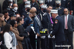 December 8,2021  New York , funeral for Probationary Firefighter Vincent L. Malveaux
held at the Christian Cultural Center in Brooklyn N.Y. City officials and the N.Y. Mayor Bill de Blasio attended the service