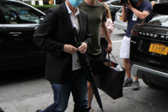 Michael cohen returns home after a brief stay in prison (2nd time) after his home arrest was broken.Photo Diane Cohen