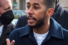 Brooklyn Borough President, Antonio Reynoso speaks to the public and Press.
New York City and New York state elected officials are advocating for the expansion of voting rights as the country observes the one-year anniversary of the attack on the U.S. Capitol. Brooklyn, NY, January 6, 2022. (C) Bianca Otero