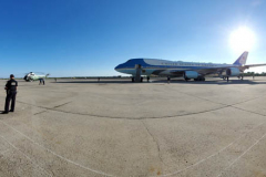 New York, President Joseph Biden departs  John F. Kennedy Airport on Tuesday, September 7,  after Surveying the damage caused by Hurricane Ida. The President  traveled to Manville, New Jersey and Queens, New York