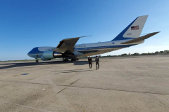 New York, President Joseph Biden departs  John F. Kennedy Airport on Tuesday, September 7,  after Surveying the damage caused by Hurricane Ida. The President  traveled to Manville, New Jersey and Queens, New York