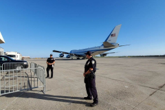 New York, President Joseph Biden departs  John F. Kennedy Airport on Tuesday, September 7,  after Surveying the damage caused by Hurricane Ida. The President  traveled to Manville, New Jersey and Queens, New York