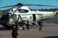 President Joe Biden walks to Marine One after arriving at JFK airport on his way to the UN General Assembly which kicks off on September 21, 2021. (C) Bianca Otero September 20, 2021.