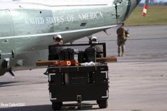 New York,  Monday, September 20, President  Joe Biden traveled to New York City to deliver remarks at the 76th session of the United Nations General Assembly.  President Joe Biden arrives at John F. Kennedy Airport.  He deplanes then walks to Marine One and heads to his hotel to get ready
for his Tuesday speech at The United Nation.
New York Governor Kathy Hochul and New York City Mayor Bill de Blasio and his wife Chirlane  McCray greet President Biden at John F. Kennedy Airport before he heads to the New York City before his speech at the United Nations.