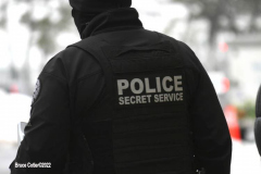 February 1, 2022  New York   
President Joseph R. Biden arrives at John F. Kennedy Airport to meet New York City Mayor Eric Adams  and other elected officals to discuss gun violence and to draw up strategy to combat it.