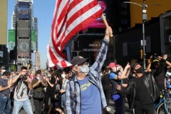 Celebrations breakout all over New York City with the news of  Biden/ Harris  Presidential victory. Times Square Celebration