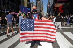 Celebrations breakout all over New York City with the news of  Biden/ Harris  Presidential victory. Times Square Celebration