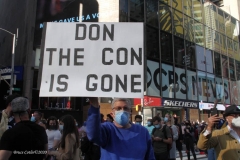 Celebrations breakout all over New York City with the news of  Biden/ Harris  Presidential victory. Times Square Celebration
