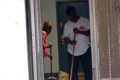 March 17, 2022  New York, 
New York City Fire Department personnel
battle an electrical fire in a 6th floor apartment 
in the Nostrand Houses in Sheepshead Bay.