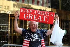 Juliet Germanotta age 39 dressed as Lady Liberty smears red paint on the Black Lives Matter mural in front of Trump Tower in Manhattan she was arrested and taken to the Midtown south precinct  . 8/23/2020