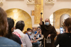 New York,   Blessing of the Animals at St. Francis of Assisi Church in Manhattan.
 St. Francis of Assisi is the patron saint of animals and it’s part of the Franciscan tradition to bless  furry friends on or near Francis’ feast day.