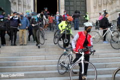 April 30, 2022  24th annual Blessing of the Bikes  held at Cathedral Church of Saint John the Devine.
Father Patrick Malloy, said a few kind words and then sprinkled the bikes with Holy Water, There was a moment of silence to remember those cyclists  lost in the past year, The Reverend Canon Patrick Malloy,
in Golden Vestments greets Bikers and conducts the ceremony.
