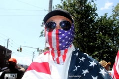 Back the Blue Rally started in Marine Park  then marchers walked thru the streets to Gerritsen Beach Brooklyn.The families of slain Police officers Russel Timoshenko and .Wenjan Liu attended the rally    8/9/2020