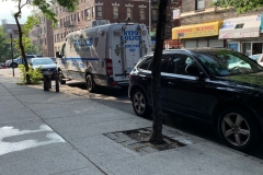 Two men shot — one of them seven times — outside Bronx bodega 
A trigger-happy gunman unleashed a barrage of bullets at two men standing outside a Bronx bodega Tuesday, hitting one of them seven times and the other twice. 
Both victims had by Tuesday night survived the alarming hail of bullets, cops said. 
The men, 21 and 37, were standing outside the Los Primos Deli Grocery at W. 165th St. and Woodycrest Ave. in Highbridge when the assailant emerged from between a parked van and SUV and started shooting. 

“There were shots. He was screaming and laying on the floor face-up, bleeding,” witness Freddy Perdomo, 55, said of the younger victim, who was hit seven times. “I could see two of his stomach wounds. The (shooter) had a gun in his hand, and he was running down the street.... He was holding a big black gun.” 

Medics took both men to Lincoln Hospital. The shooter is described as a Black man in a white t-shirt, with a scruffy beard and a bag stretched across his torso. 
Cops have not yet made an arrest in the shooting.