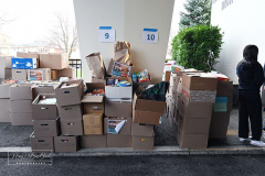 BOLD
Food Pick Up
Staten Island, NY
Friday, April 09, 2022

For Credit:  Mary DiBiase Blaich

Today, the BOLD 2022 came to a conclusion.  The boxes of food picked up yesterday were driven to Monsignor Farrell HS at 7 AM this morning.  They were unloaded by volunteers that included Notre Dame Club members, High School Students, union members, and members of our local community.  Later this morning, the designated charities will pick up their food for their food pantries.