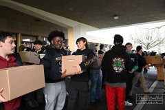 BOLD
Food Pick Up
Staten Island, NY
Friday, April 09, 2022

For Credit:  Mary DiBiase Blaich

Today, the BOLD 2022 came to a conclusion.  The boxes of food picked up yesterday were driven to Monsignor Farrell HS at 7 AM this morning.  They were unloaded by volunteers that included Notre Dame Club members, High School Students, union members, and members of our local community.  Later this morning, the designated charities will pick up their food for their food pantries.