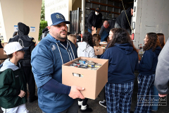 BOLD
Food Pick Up
Staten Island, NY
Friday, April 09, 2022

For Credit:  Mary DiBiase Blaich

Today, the BOLD 2022 came to a conclusion.  The boxes of food picked up yesterday were driven to Monsignor Farrell HS at 7 AM this morning.  They were unloaded by volunteers that included Notre Dame Club members, High School Students, union members, and members of our local community.  Later this morning, the designated charities will pick up their food for their food pantries.