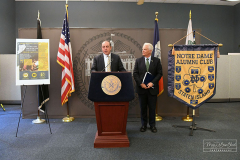 BOLD
Boro Hall
Staten Island, NY
Monday, March 14, 2022

For Credit:  Mary DiBiase Blaich

A Press Conference was held at Staten. Island’s Boro Hall on Wednesday, March 16, 2022.  The conference was to support the University of Notre Dame Alumni Club’s Bread of Life Food Drive (BOLD) in the Public and Catholic High Schools of Staten Island.  Boro President Vito Fossella and Staten Island District Attorney Michael McMahon invited all the principals plus a student each from both High Schools and Intermediate Schools from Staten Island.  The BOLD is in its 31 year and is recognized as the largest food collection of its kind. Joseph Delaney is the BOLD Director.