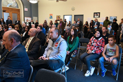 BOLD
Boro Hall
Staten Island, NY
Monday, March 14, 2022

For Credit:  Mary DiBiase Blaich

A Press Conference was held at Staten. Island’s Boro Hall on Wednesday, March 16, 2022.  The conference was to support the University of Notre Dame Alumni Club’s Bread of Life Food Drive (BOLD) in the Public and Catholic High Schools of Staten Island.  Boro President Vito Fossella and Staten Island District Attorney Michael McMahon invited all the principals plus a student each from both High Schools and Intermediate Schools from Staten Island.  The BOLD is in its 31 year and is recognized as the largest food collection of its kind. Joseph Delaney is the BOLD Director.