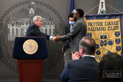 BOLD
Boro Hall
Staten Island, NY
Monday, March 14, 2022

For Credit:  Mary DiBiase Blaich

A Press Conference was held at Staten. Island’s Boro Hall on Wednesday, March 16, 2022.  The conference was to support the University of Notre Dame Alumni Club’s Bread of Life Food Drive (BOLD) in the Public and Catholic High Schools of Staten Island.  Boro President Vito Fossella and Staten Island District Attorney Michael McMahon invited all the principals plus a student each from both High Schools and Intermediate Schools from Staten Island.  The BOLD is in its 31 year and is recognized as the largest food collection of its kind. Joseph Delaney is the BOLD Director.
