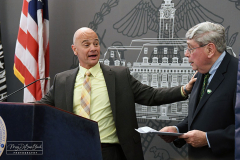 BOLD
Boro Hall
Staten Island, NY
Monday, March 14, 2022

For Credit:  Mary DiBiase Blaich

A Press Conference was held at Staten. Island’s Boro Hall on Wednesday, March 16, 2022.  The conference was to support the University of Notre Dame Alumni Club’s Bread of Life Food Drive (BOLD) in the Public and Catholic High Schools of Staten Island.  Boro President Vito Fossella and Staten Island District Attorney Michael McMahon invited all the principals plus a student each from both High Schools and Intermediate Schools from Staten Island.  The BOLD is in its 31 year and is recognized as the largest food collection of its kind. Joseph Delaney is the BOLD Director.