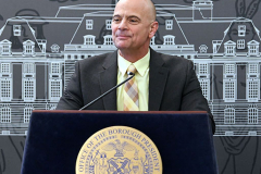 BOLD
Boro Hall
Staten Island, NY
Monday, March 14, 2022

For Credit:  Mary DiBiase Blaich

A Press Conference was held at Staten. Island’s Boro Hall on Wednesday, March 16, 2022.  The conference was to support the University of Notre Dame Alumni Club’s Bread of Life Food Drive (BOLD) in the Public and Catholic High Schools of Staten Island.  Boro President Vito Fossella and Staten Island District Attorney Michael McMahon invited all the principals plus a student each from both High Schools and Intermediate Schools from Staten Island.  The BOLD is in its 31 year and is recognized as the largest food collection of its kind. Joseph Delaney is the BOLD Director.