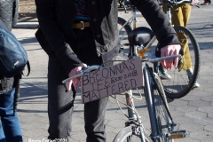 New York - Breonna Taylor Memorial and march to commemorate the one year anniversary of her death by police. Marchers held signs and red roses as they walk thru the streets of Brooklyn.