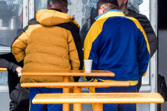 Russian and Ukrainian residents as well as other Slavic nationalities came together to protest the Russian War on Ukraine at Brighton Beach, Brooklyn. 

New York City has the largest Ukrainian, Russian and Slavic concentrated population in one area with in the United States. 
Sunday, March 6, 2022. (C) Bianca Otero