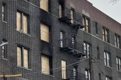 Nine injured after three-alarm fire engulfs Bronx apartments 

Firefighters fought fire on the 3rd, 4th and 5th floor of 957 Woodycrest Ave. in the Bronx on Sunday afternoon. 

Eight firefighters were injured when flames tore through an apartment building in the Bronx on Sunday afternoon. 
Fire Department sources said the three-alarm tempest broke out at about noon on March 21 inside the fifth-floor of 957 Woodycrest Ave. in Highbridge. 

According to the FDNY, the blaze began on the fifth floor and quickly extended to the sixth-floor, prompting a third-alarm response that brought a total of 138 firefighters from 33 units to the scene. 

Firefighters fought fire on the 3rd, 4th and 5th floor of 957 Woodycrest Avenue on Sunday afternoon. 
Scores of residents inside the home were safely evacuated. One individual was brought to a local hospital for treatment of injuries suffered in the fire. 
The eight firefighters were also treated at local hospitals for injuries they sustained while battling the blaze. 

Firefighters brought the inferno under control at about 1:36 p.m. on March 21. The cause is now being investigated by the FDNY marshals.