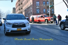 FDNY: 1 dead, 5 firefighters injured in 3-alarm fire in the Bronx. 

One person was killed and five firefighters were injured in a three-alarm fire in the Bronx Tuesday, according to the FDNY. 

The FDNY says the fire started around 12:24 p.m. on 64 W. 165 St.  
They say the flames started on the fourth floor of the building through the plumbing pipes.  

Authorities have not yet released the man's identity. 

A total of 33 units, including 138 fire and EMS members, were on the scene. The fire is under control at this time.  

The cause of the fire is under investigation, according to officials.